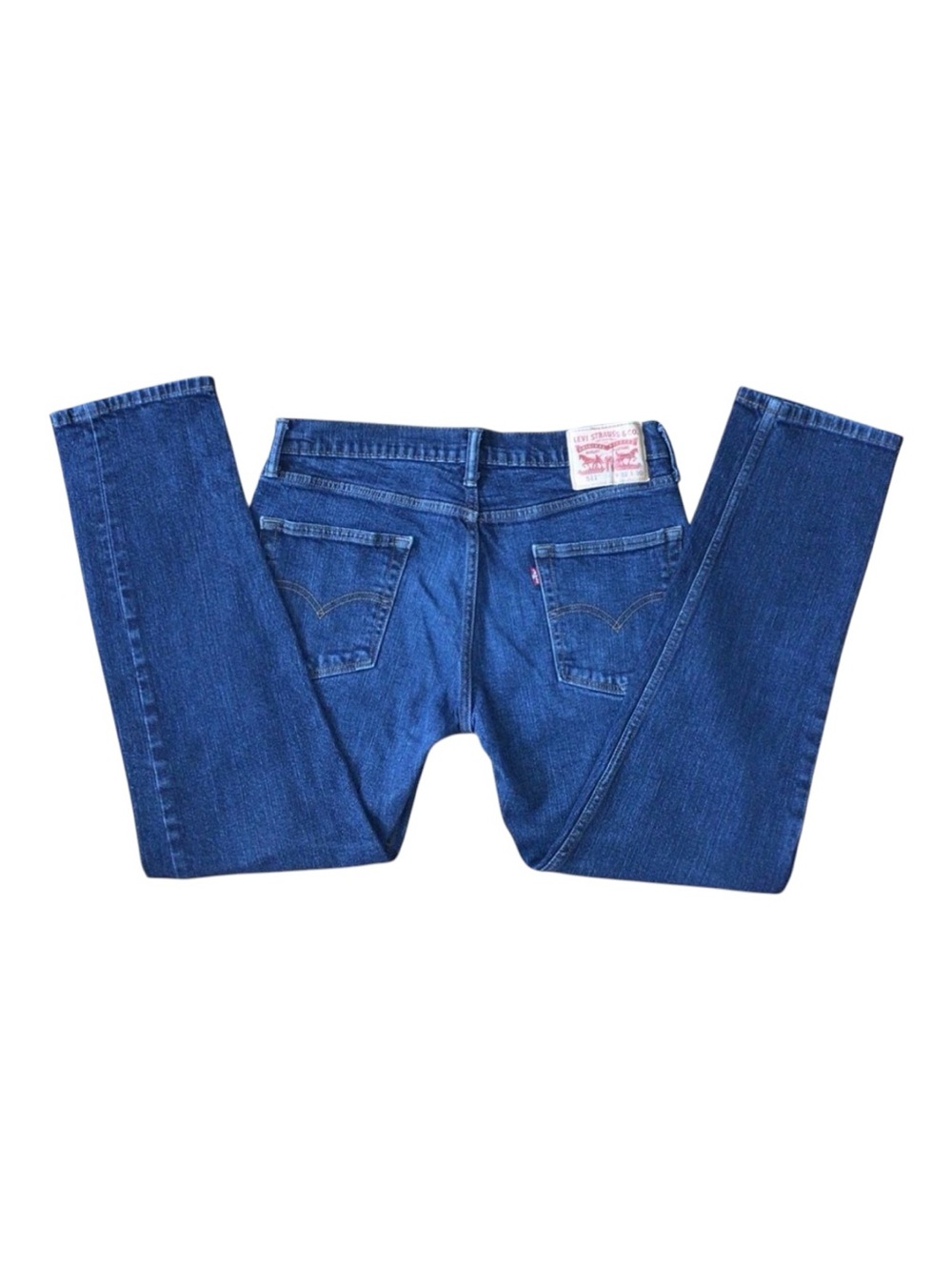 Levi’s 511 Slim Straight Jeans W32 L30 Dark Wash Stretch Denim Men’s Classic
